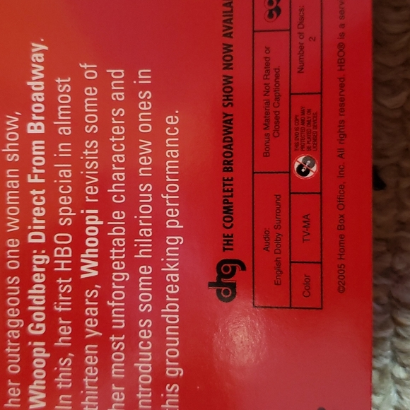 Whoopi Goldberg: Back to Broadway 20th Anniversary set - Picture 6 of 6